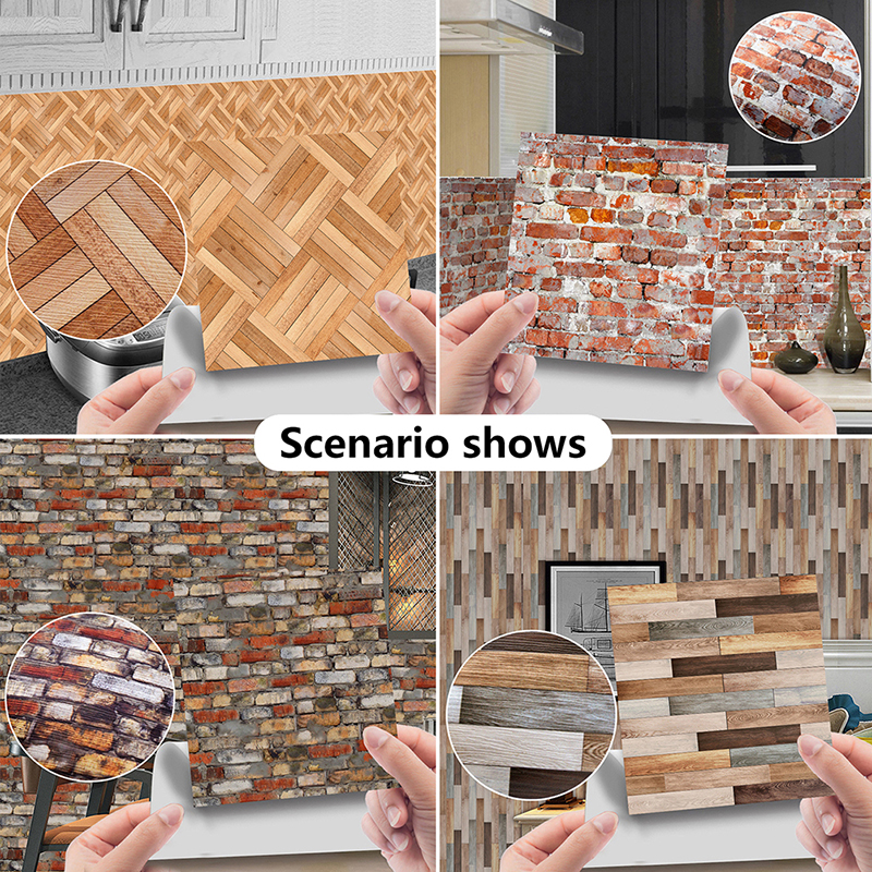 Home Bathroom Wallpaper - 1Pc 1:12 Dollhouse Miniature Grain Floor