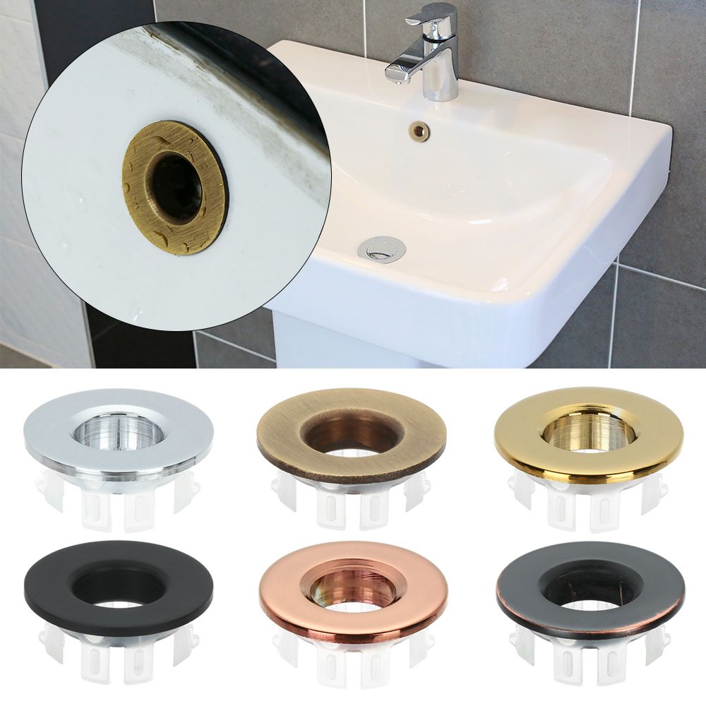 Home Kitchen Bathroom Marketing - Round Hole Overflow Cover For Bathroom