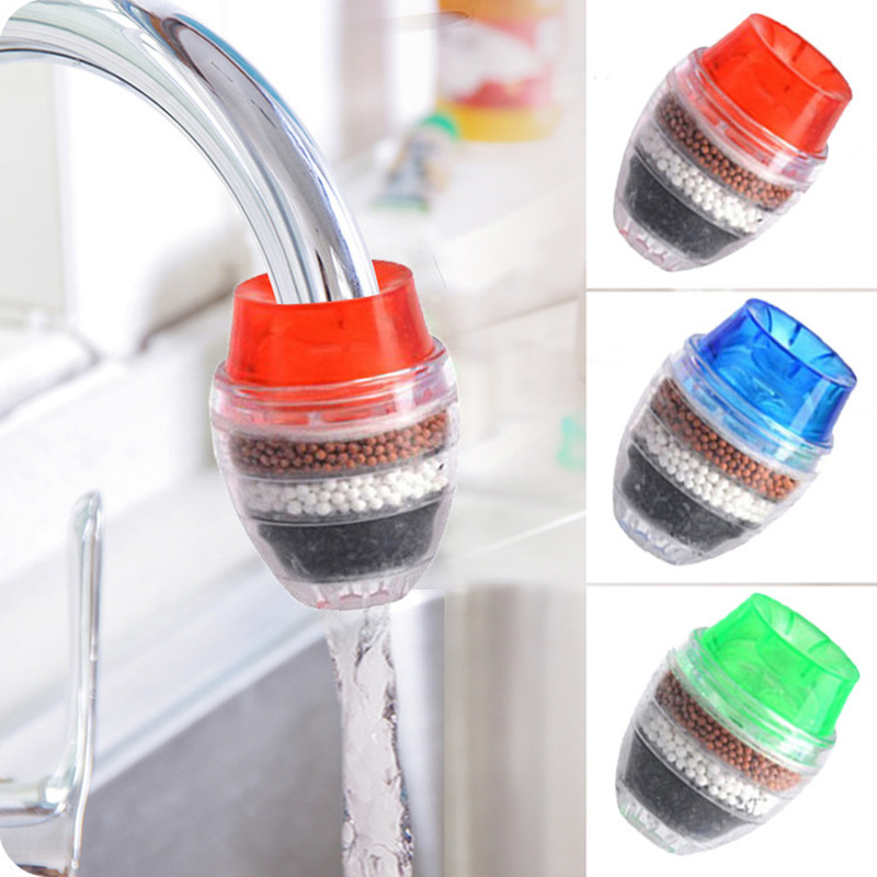 Home Bathroom Water Filter - 5 Layers Activated Carbon Water Purifier