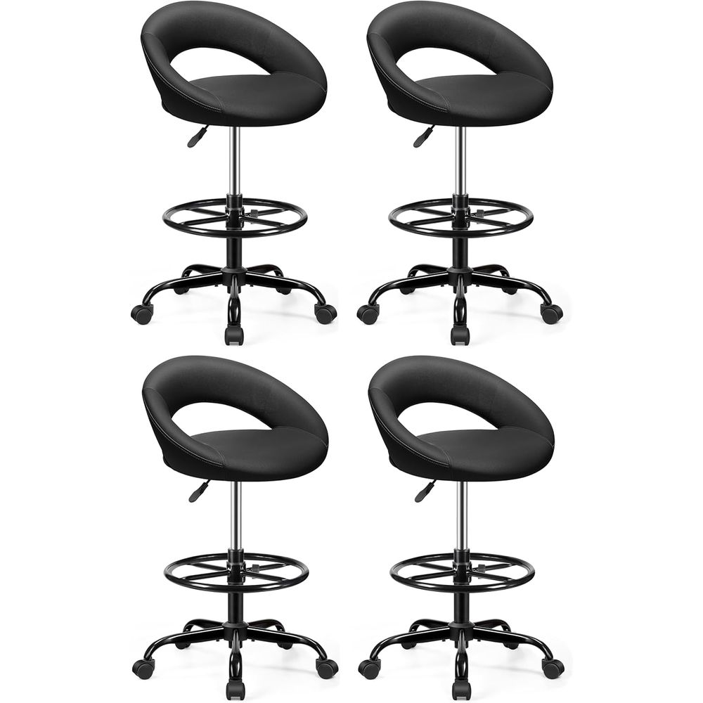Home & Bathroom Building Products Pte Ltd Reviews - Adjustable Swivel Bar Stools with Back