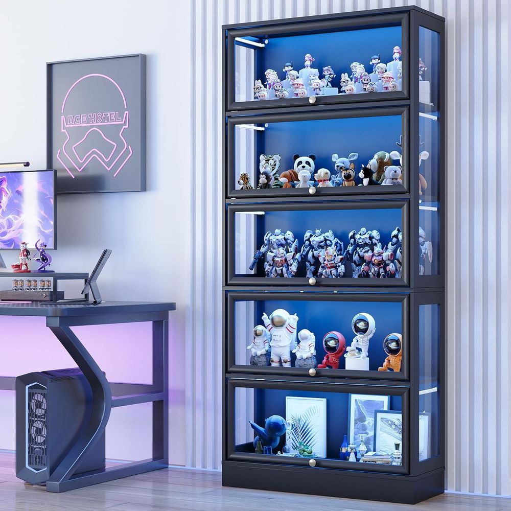 Home & Bathroom Building Products Pte Ltd Reviews - 5-Tier Acrylic Glass Display Cabinet with