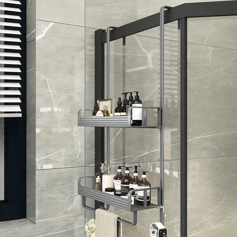Home Bathroom Paper Towel Holder - Space-saving Shower Room Shower Gel Hanging