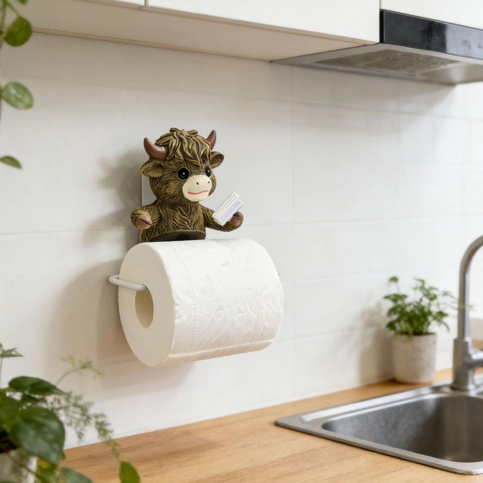 Home Bathroom Paper Towel Holder - Farmhouse Paper Towel Holder Rustic Wall