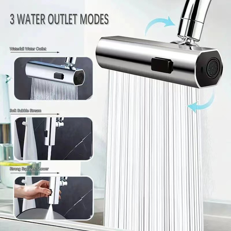 New 3 Modes Kitchen Faucet Uni - Home Kitchen Bathroom Marketing บทวิจารณ์และราคา