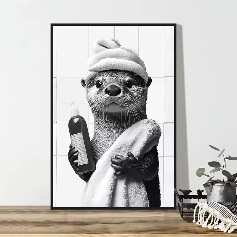 Animal Bathroom Toilet Paper C - Home Bathroom Wallpaper บทวิจารณ์และราคา
