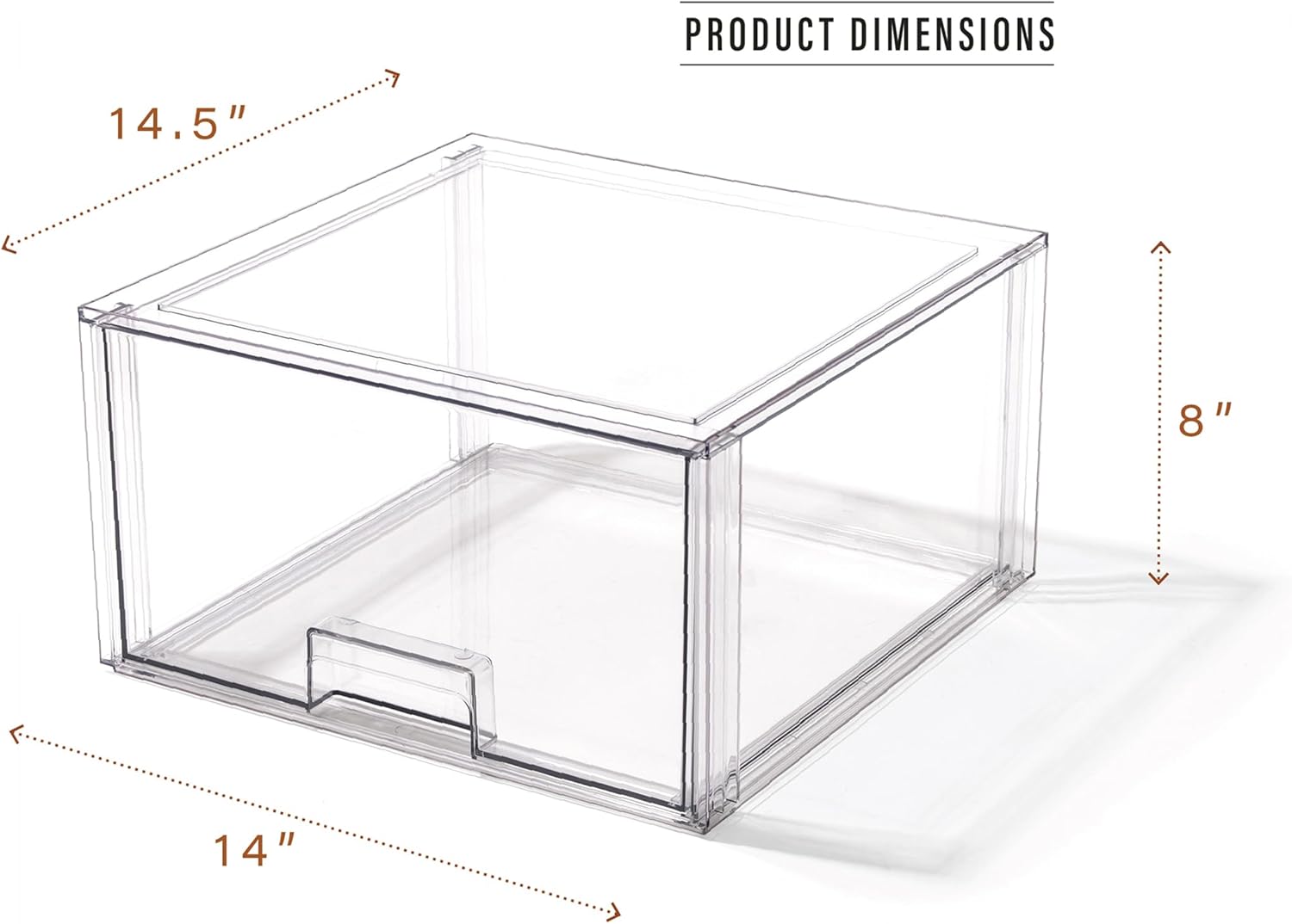 Stackable Clear Storage Drawer - Home Bathroom Sink บทวิจารณ์และราคา