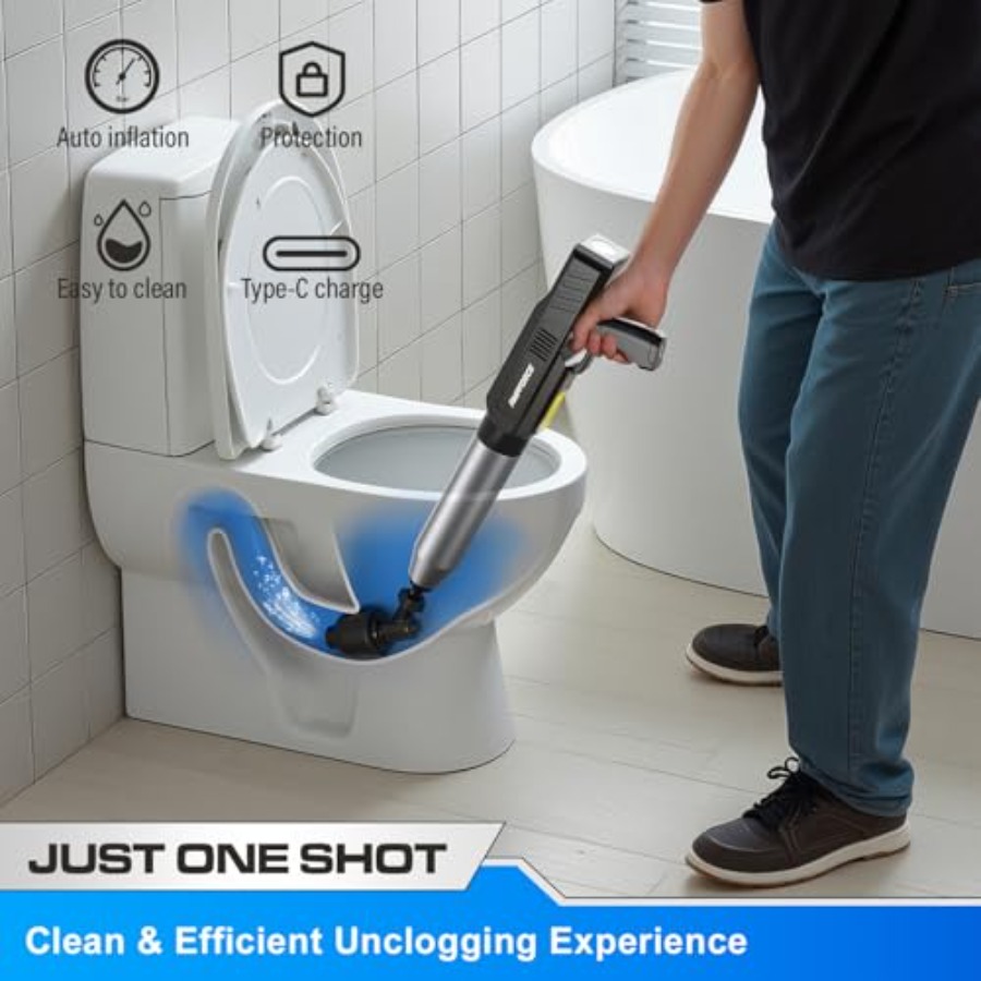 ‌Electric Toilet Plunger for B - Plunger Toilet บทวิจารณ์และราคา