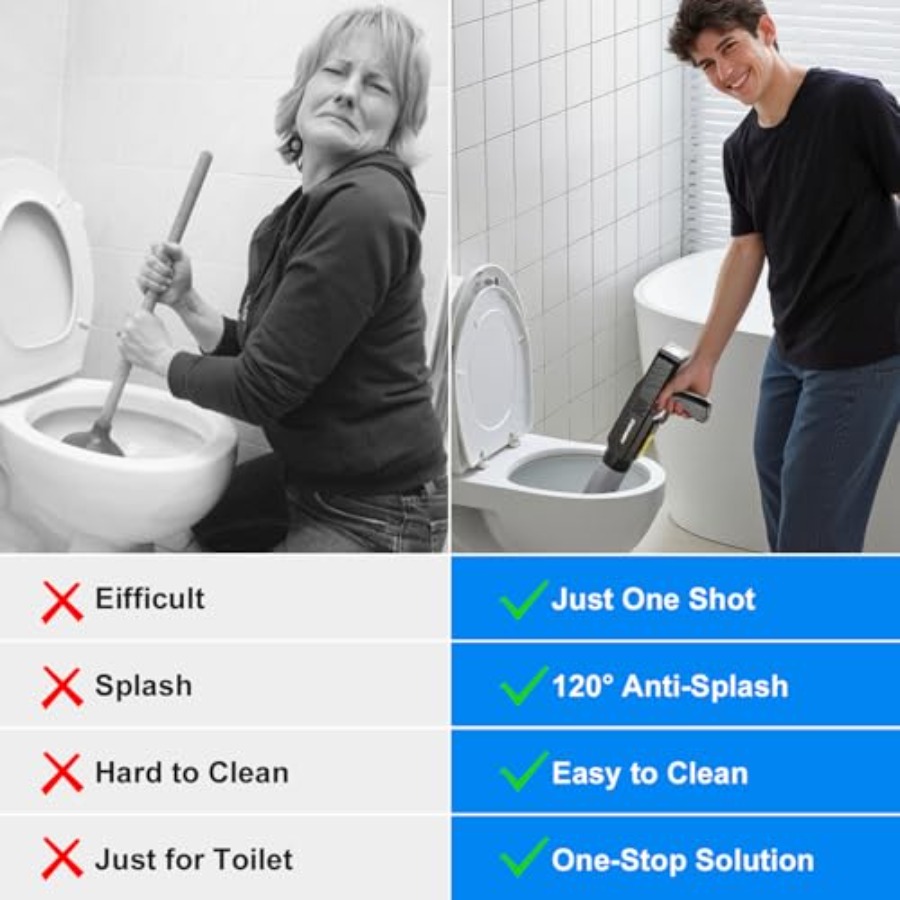 ‌Electric Toilet Plunger for B - Plunger Toilet บทวิจารณ์และราคา