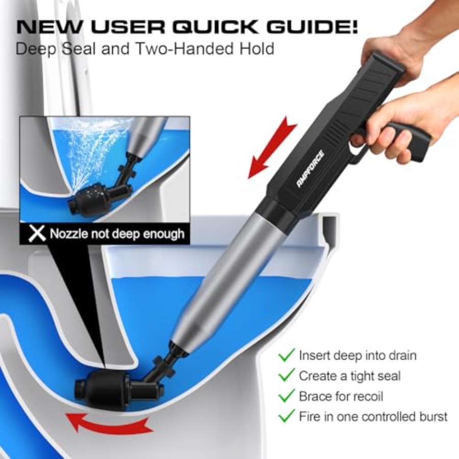 ‌Electric Toilet Plunger for B - Plunger Toilet บทวิจารณ์และราคา