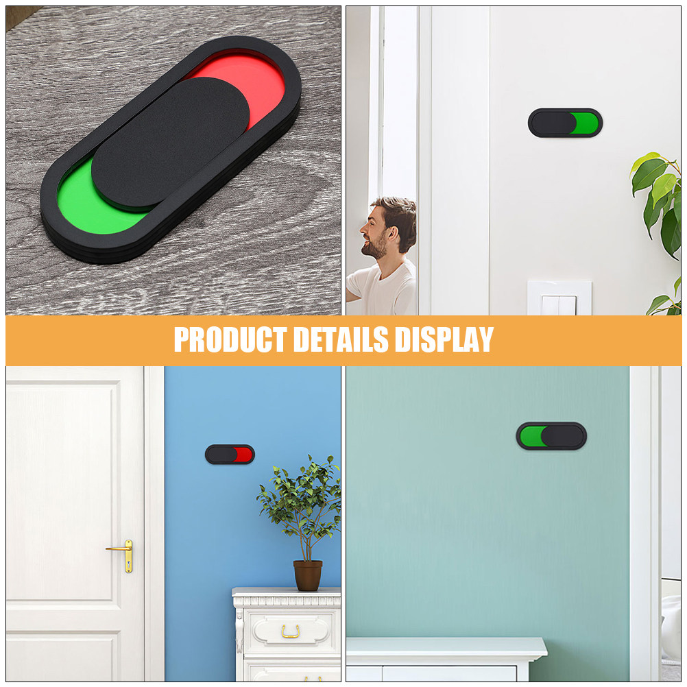 4Pcs Easy-Clean Slider Door Si - Home Bathroom Occupied Sign บทวิจารณ์และราคา