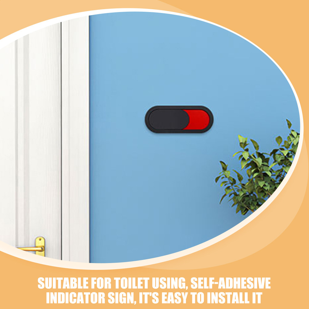 4Pcs Easy-Clean Slider Door Si - Home Bathroom Occupied Sign บทวิจารณ์และราคา
