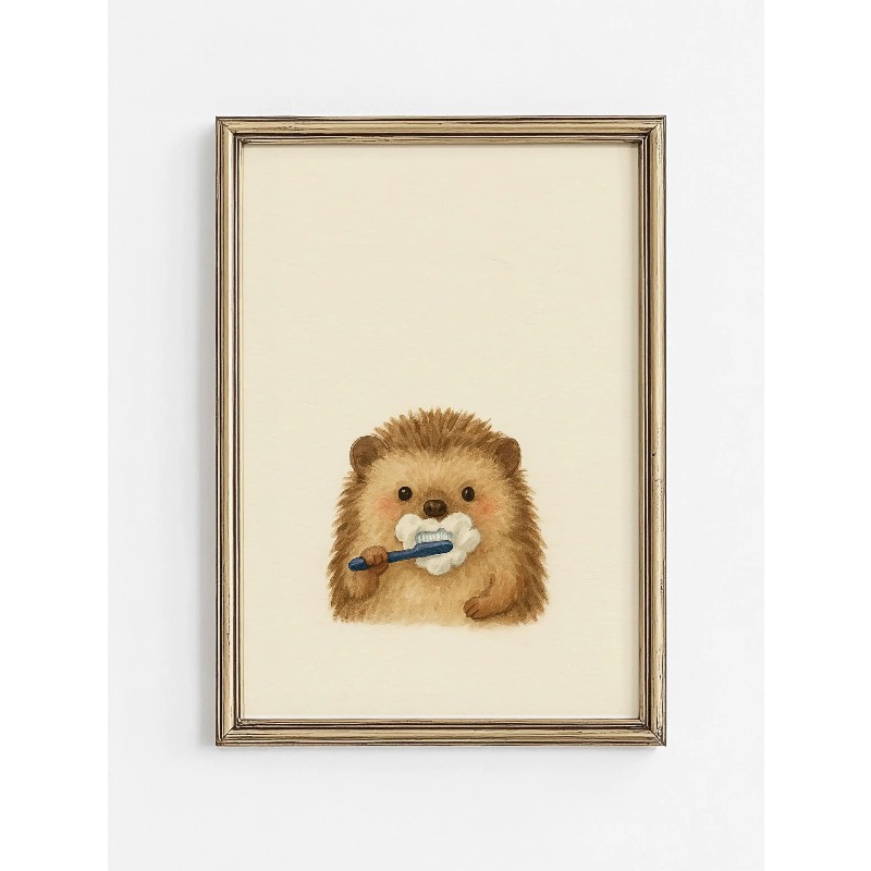 1PC Frameless Cute Animal Bubb - Home Bathroom Wallpaper บทวิจารณ์และราคา