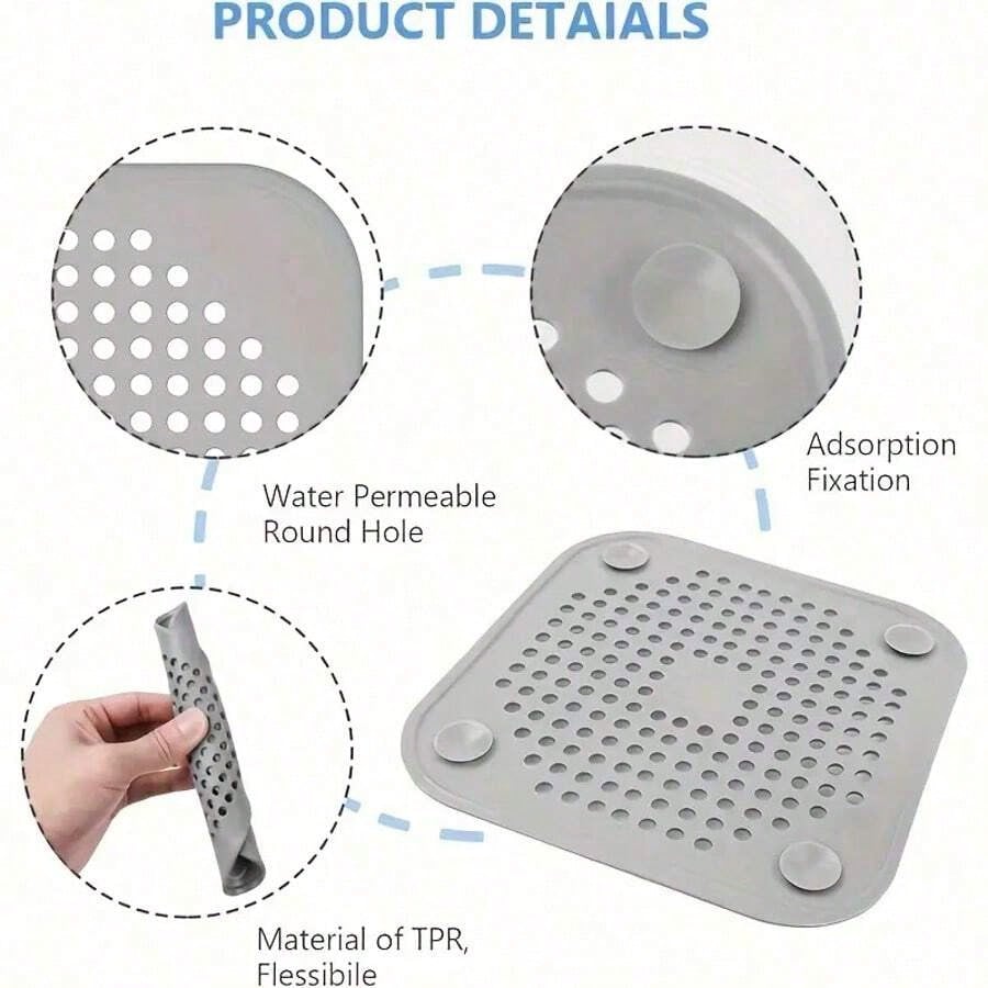1/3pcs Silicone Hair Catcher,  - Drain Hair Catcher บทวิจารณ์และราคา