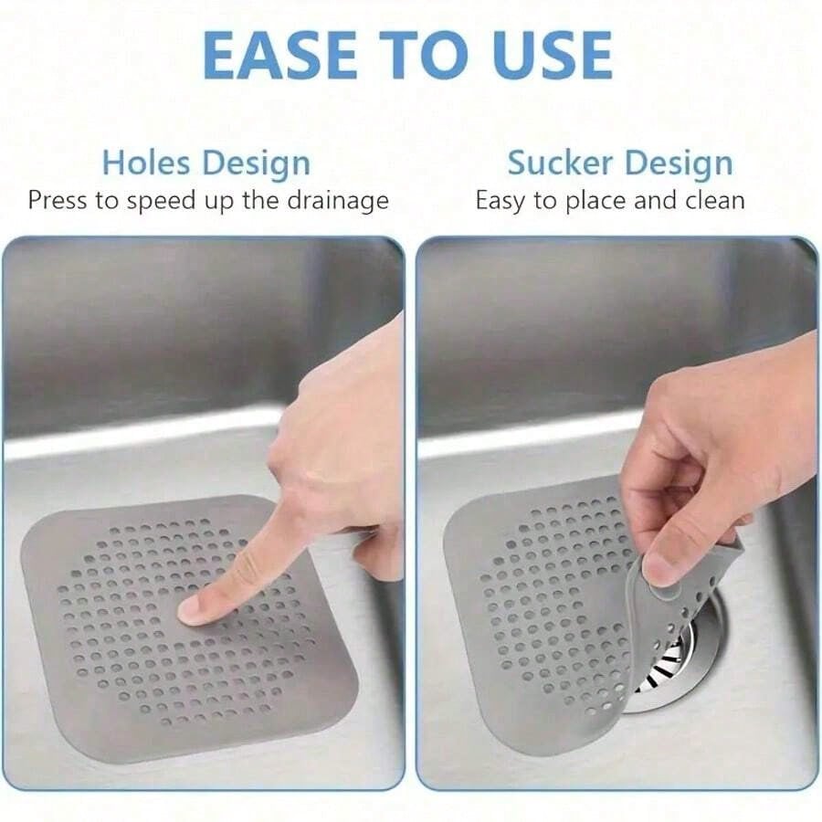 1/3pcs Silicone Hair Catcher,  - Drain Hair Catcher บทวิจารณ์และราคา