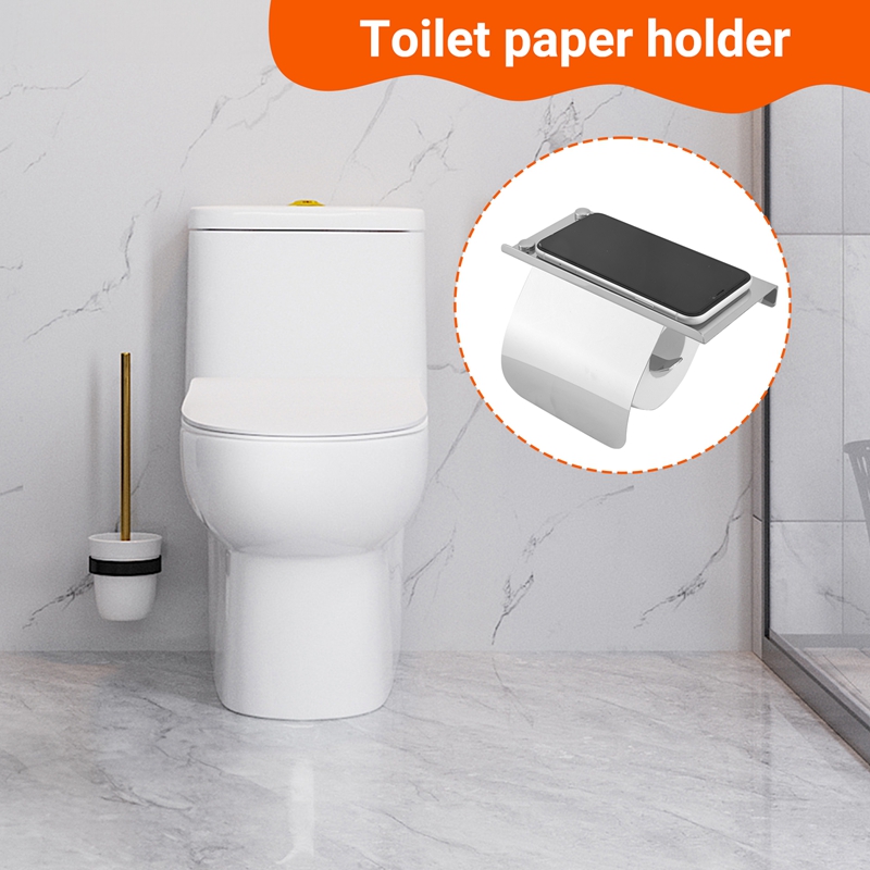 Modern Stainless Steel Wall Mo - Toilet Paper Holder บทวิจารณ์และราคา