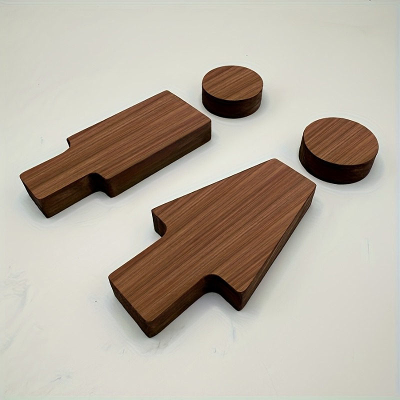 2PCS Wooden Bathroom Sign for  - Home Bathroom Signs บทวิจารณ์และราคา