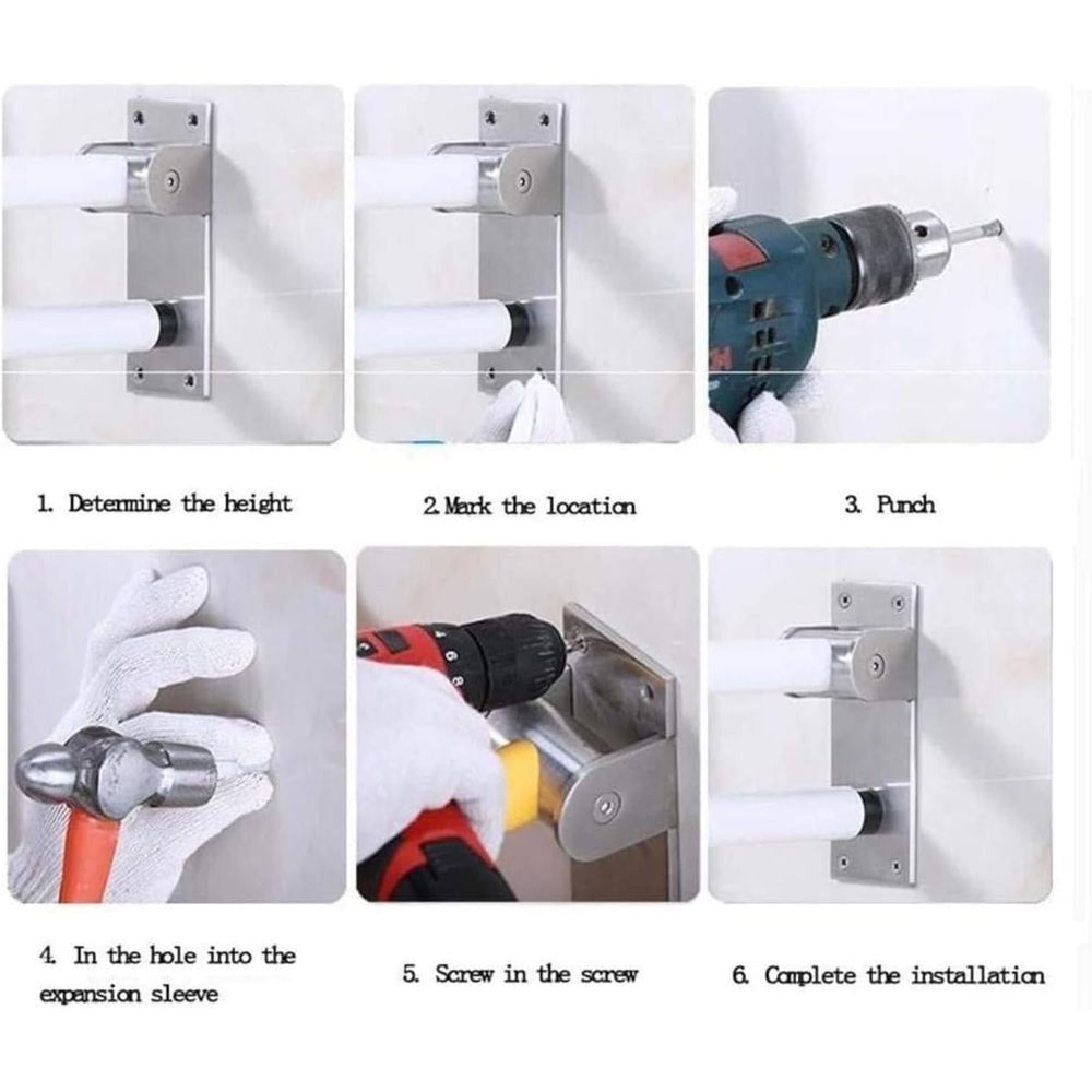 Bathroom Safety Accessories: G - Towel Bar Stainless บทวิจารณ์และราคา