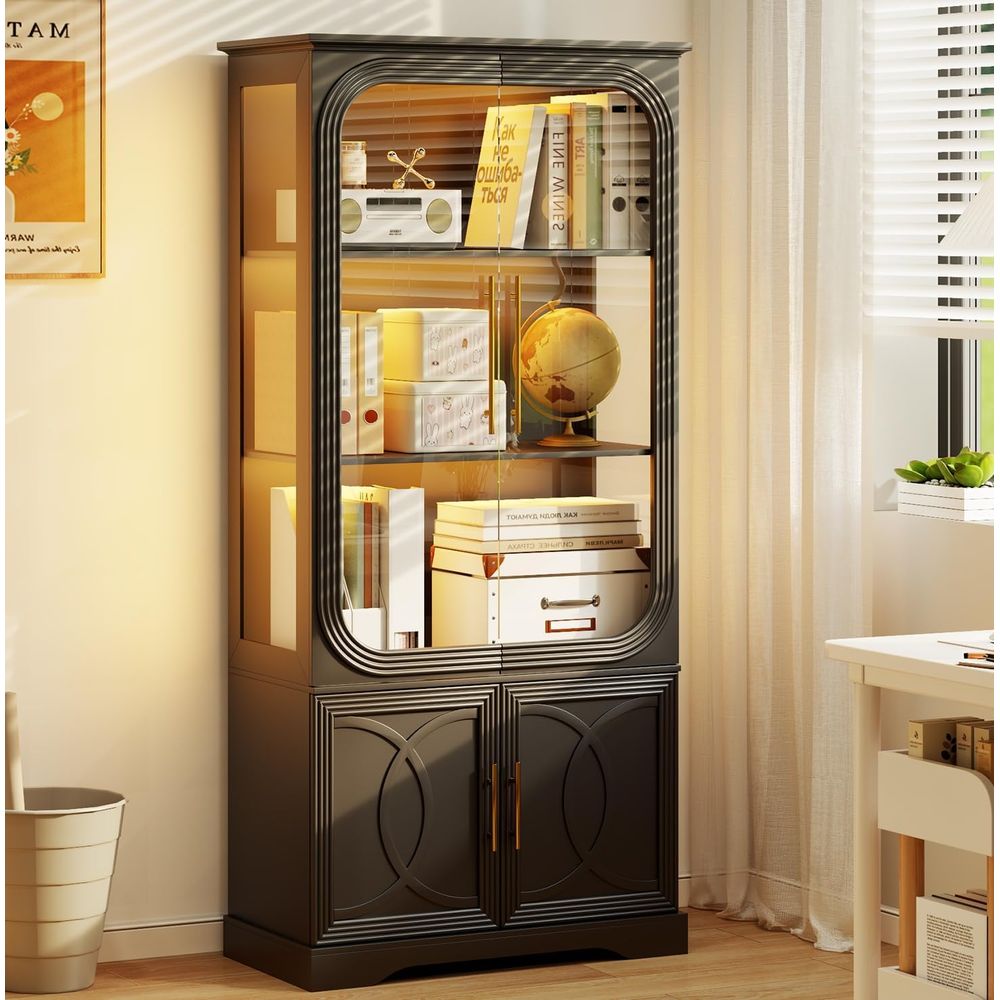 69 Tall Glass Display Cabinet  - Home & Bathroom Building Products Pte Ltd Reviews บทวิจารณ์และราคา