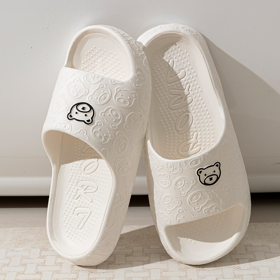 Printting Cute Bear Women Slip - Home Bath บทวิจารณ์และราคา
