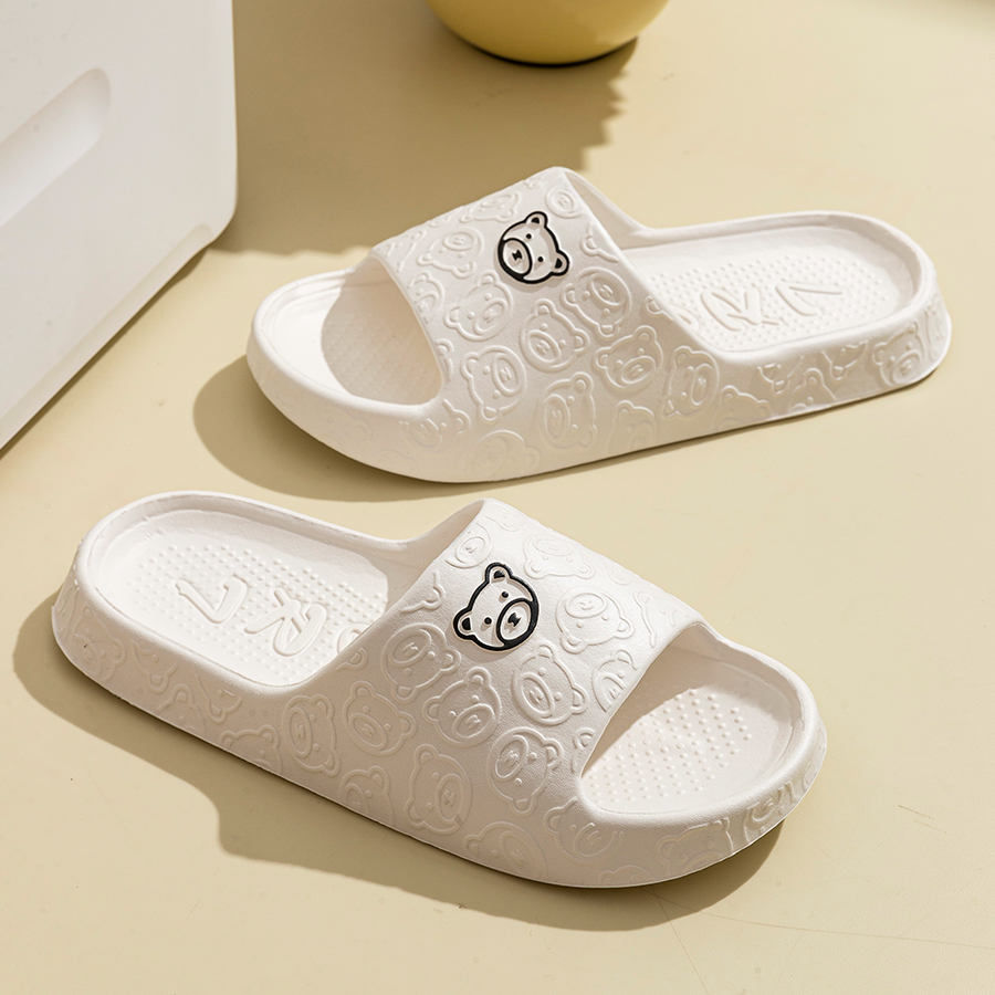 Printting Cute Bear Women Slip - Home Bath บทวิจารณ์และราคา