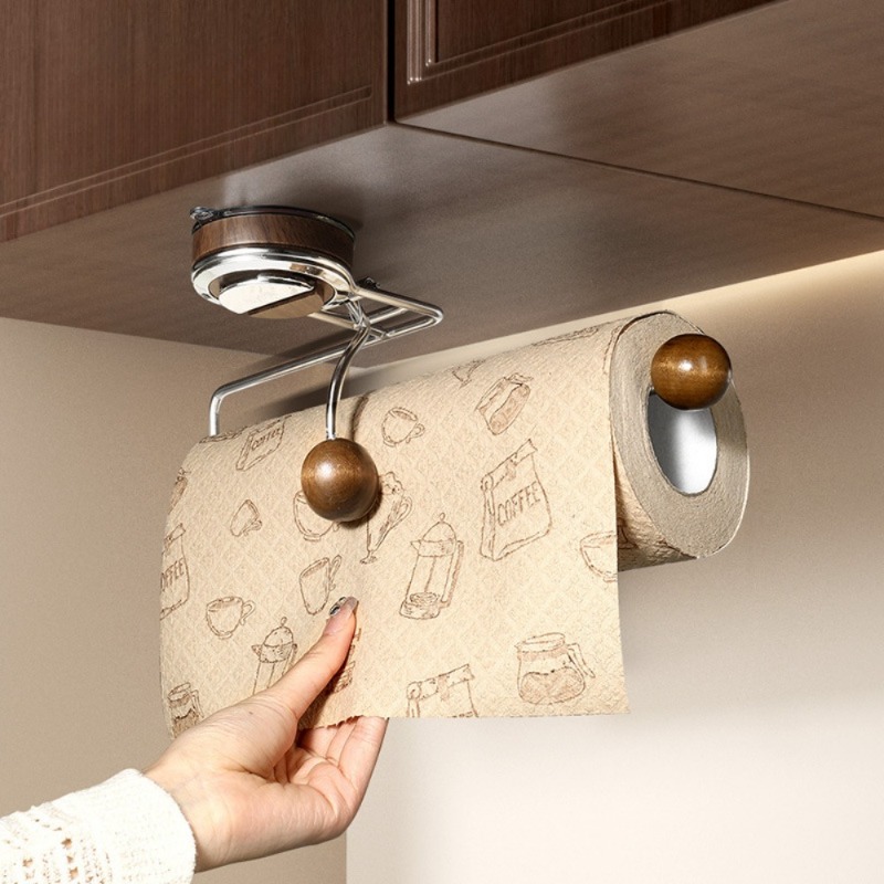 Suction Cup Kitchen Paper Towe - Home Bathroom Paper Towel Holder บทวิจารณ์และราคา