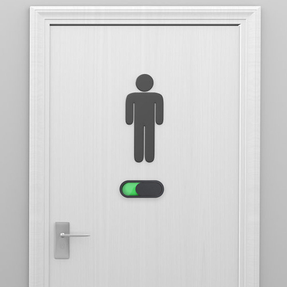2Pcs Door Status Sign Stable O - Home Bathroom Occupied Sign บทวิจารณ์และราคา
