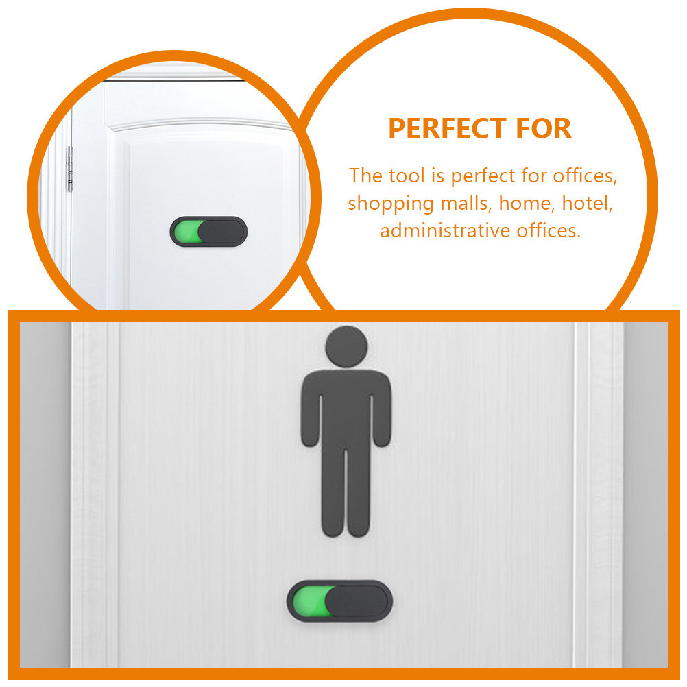 2Pcs Door Status Sign Stable O - Home Bathroom Occupied Sign บทวิจารณ์และราคา