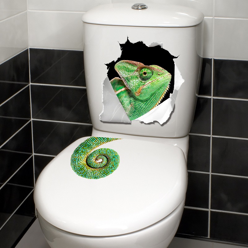 Whimsical Wall-Breaking Lizard - Home Bathroom Break บทวิจารณ์และราคา
