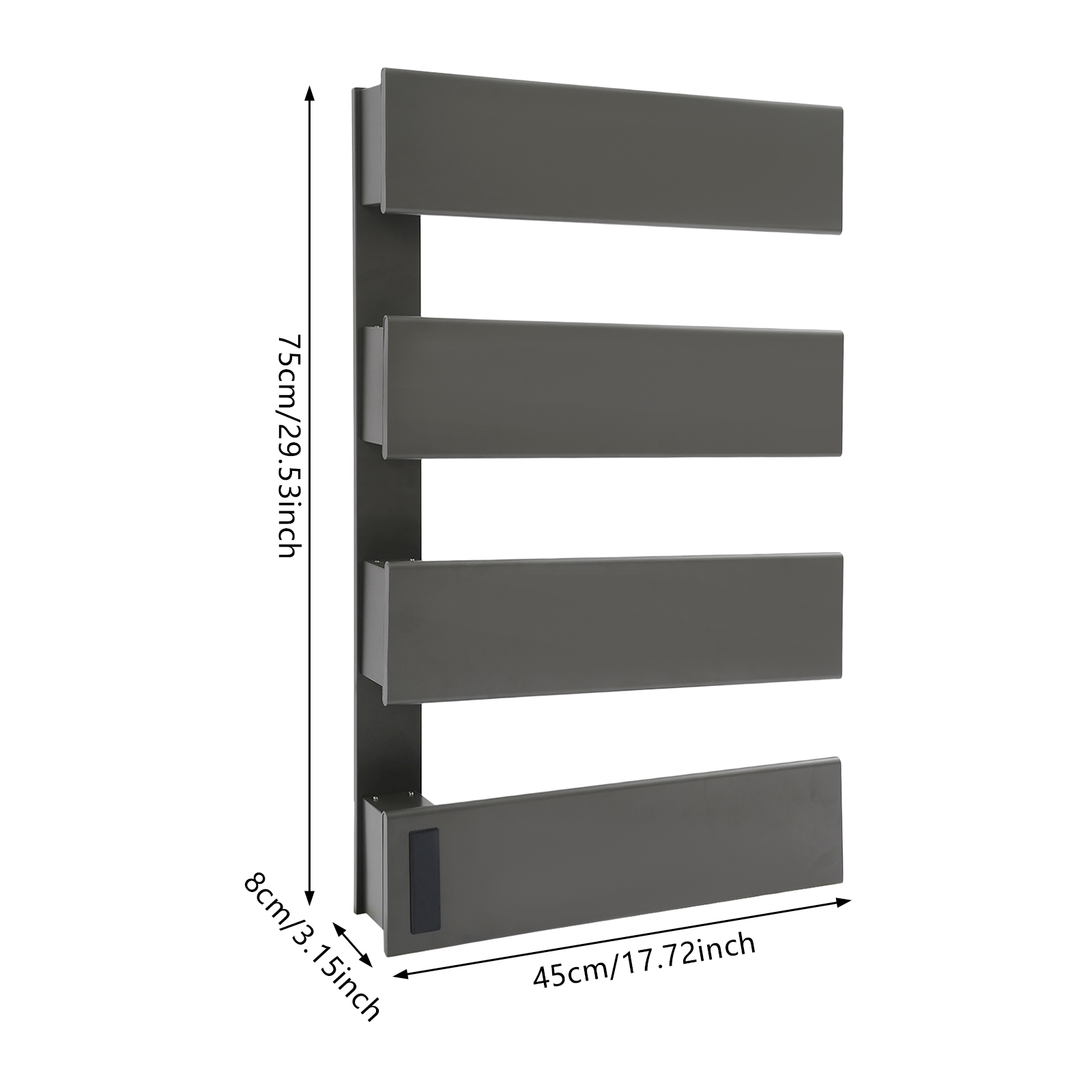 4-tier Electric Towel Warmer 1 - Towel Warmer Electric บทวิจารณ์และราคา