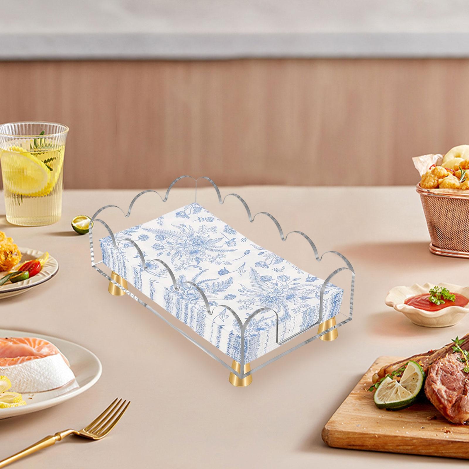 Acrylic Napkin Holder Bathroom - Home Bathroom Paper Towel Holder บทวิจารณ์และราคา