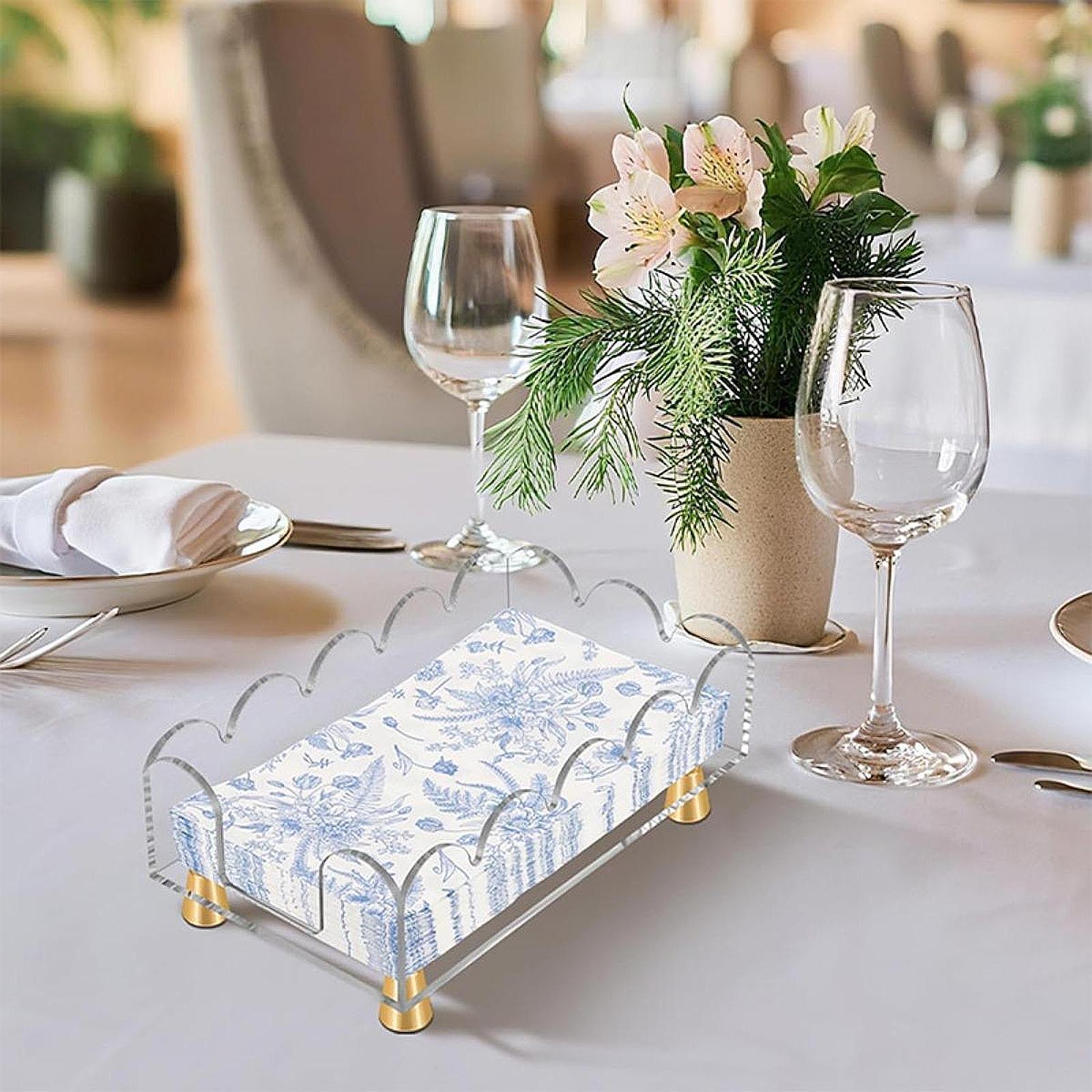 Acrylic Napkin Holder Bathroom - Home Bathroom Paper Towel Holder บทวิจารณ์และราคา
