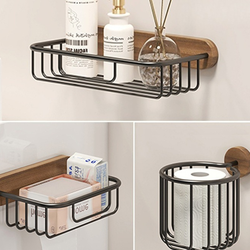 Solid Wood Tissue Holder Witho - Home Bathroom Paper Towel Holder บทวิจารณ์และราคา