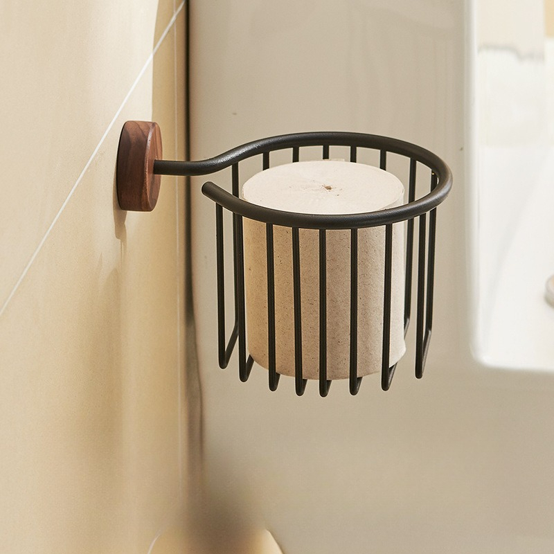 Solid Wood Tissue Holder Witho - Home Bathroom Paper Towel Holder บทวิจารณ์และราคา