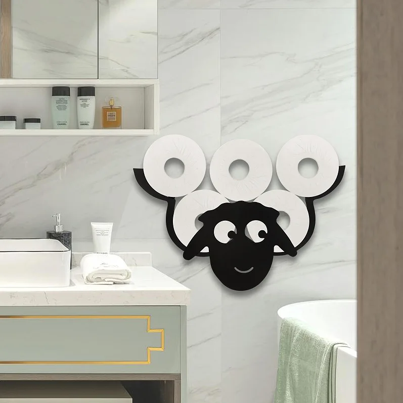 Steel Toilet Paper Holder Bath - Home Bathroom Paper Towel Holder บทวิจารณ์และราคา