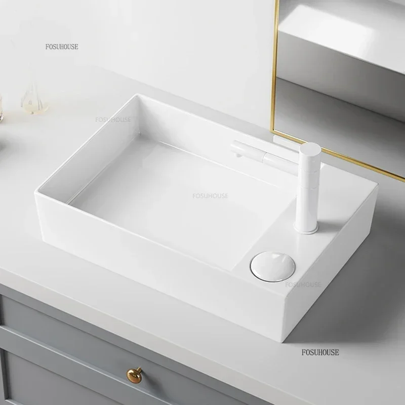 Washbasin Balcony Washing Mach - Home Bathroom Sink บทวิจารณ์และราคา