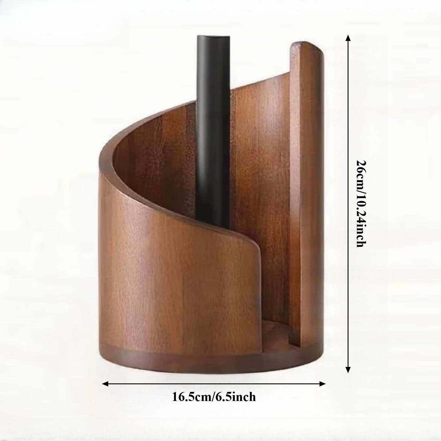 Natural Wood Kitchen Paper Tow - Home Bathroom Paper Towel Holder บทวิจารณ์และราคา
