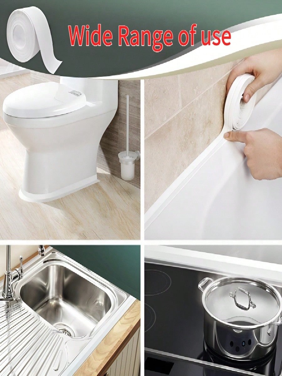 1 Roll of Waterproof Tape for  - Home Bathroom Sink บทวิจารณ์และราคา