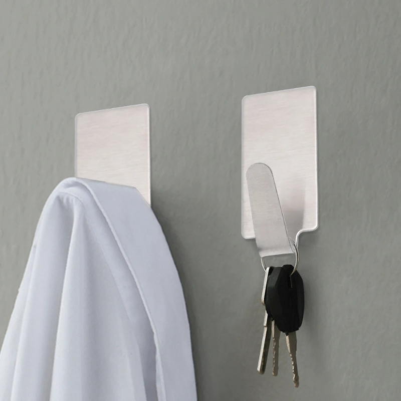 5PCS Stainless Steel Self Adhe - Towel Bar Stainless บทวิจารณ์และราคา