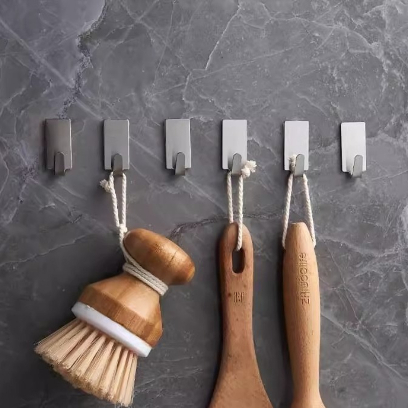 5PCS Stainless Steel Self Adhe - Towel Bar Stainless บทวิจารณ์และราคา