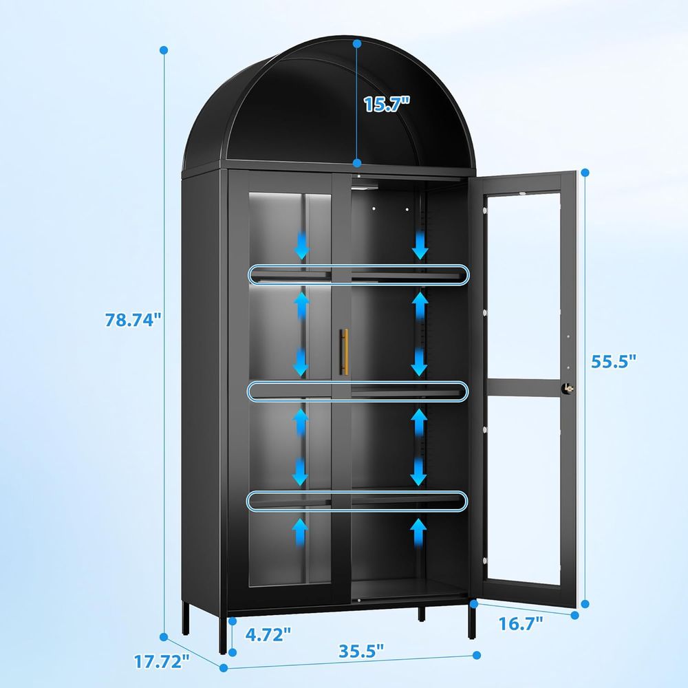 78.74 High Metal Arched Cabine - Home & Bathroom Building Products Pte Ltd Reviews บทวิจารณ์และราคา
