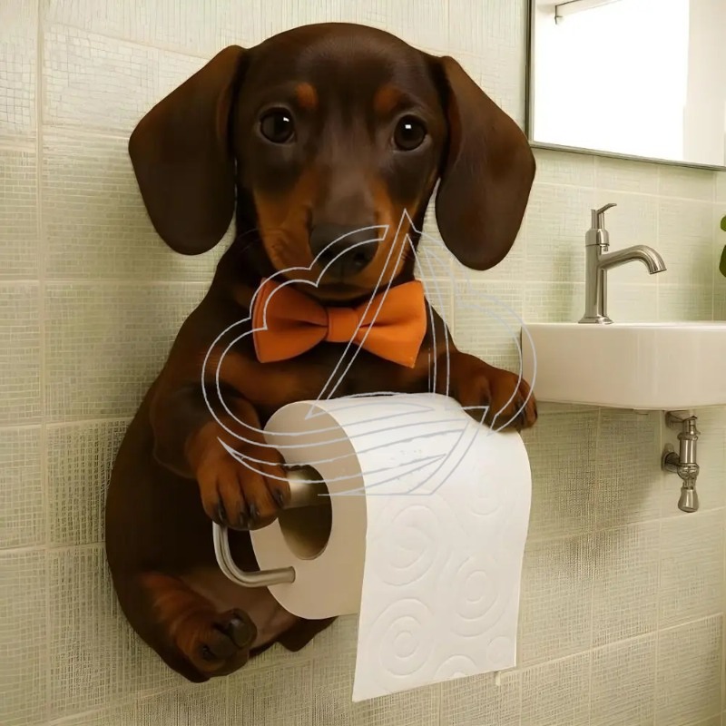 Resin Dog Toilet Paper Holder  - Toilet Paper Holder บทวิจารณ์และราคา