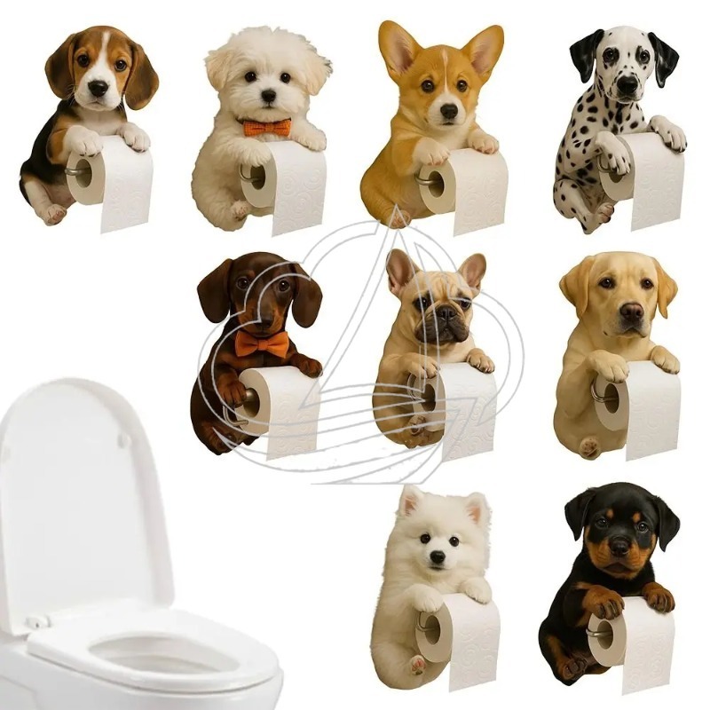 Resin Dog Toilet Paper Holder  - Toilet Paper Holder บทวิจารณ์และราคา