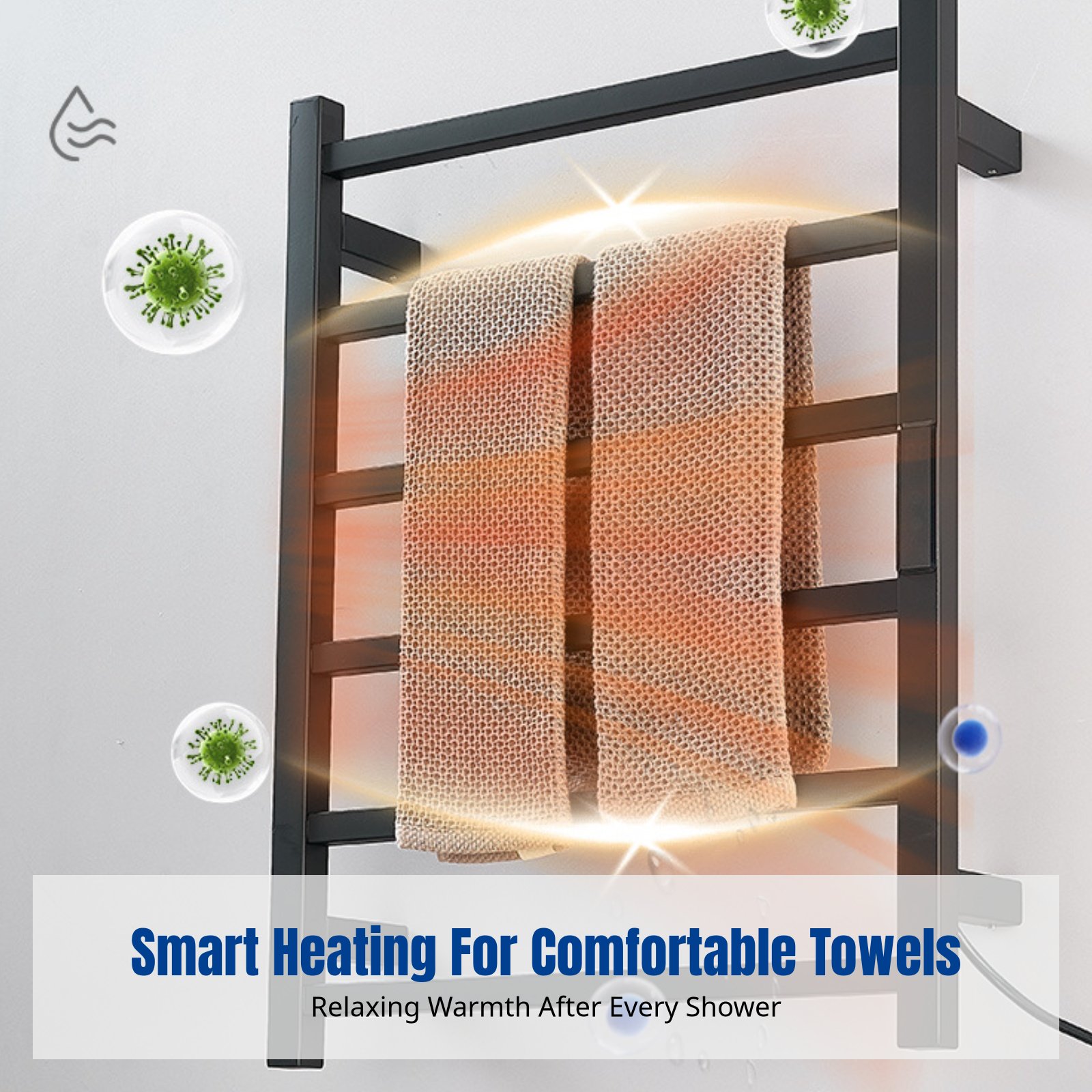 Smart Electric Towel Rack, Hea - Towel Warmer Electric บทวิจารณ์และราคา