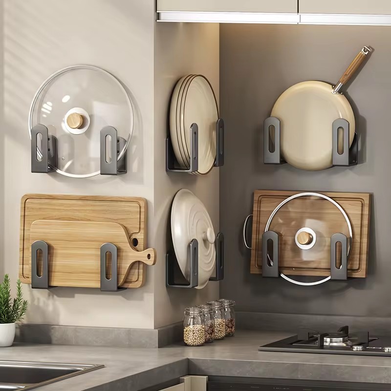 2pcs/set Pot Lid Rack Pot Cove - Home Kitchen Bathroom Marketing บทวิจารณ์และราคา