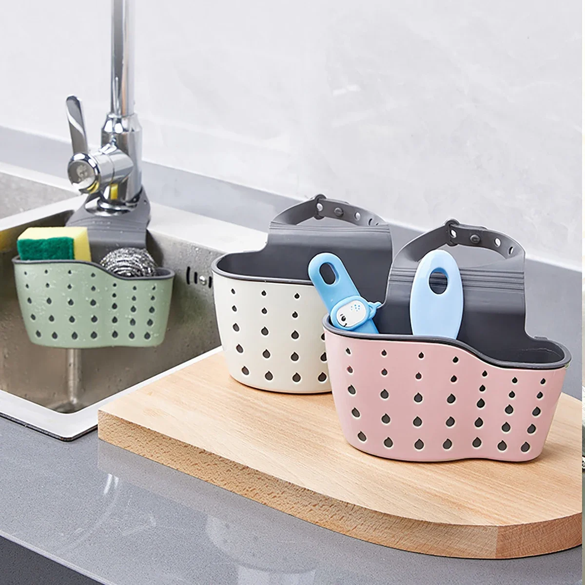 1/2pcs Sink Draining Hanging B - Home Kitchen Bathroom Marketing บทวิจารณ์และราคา