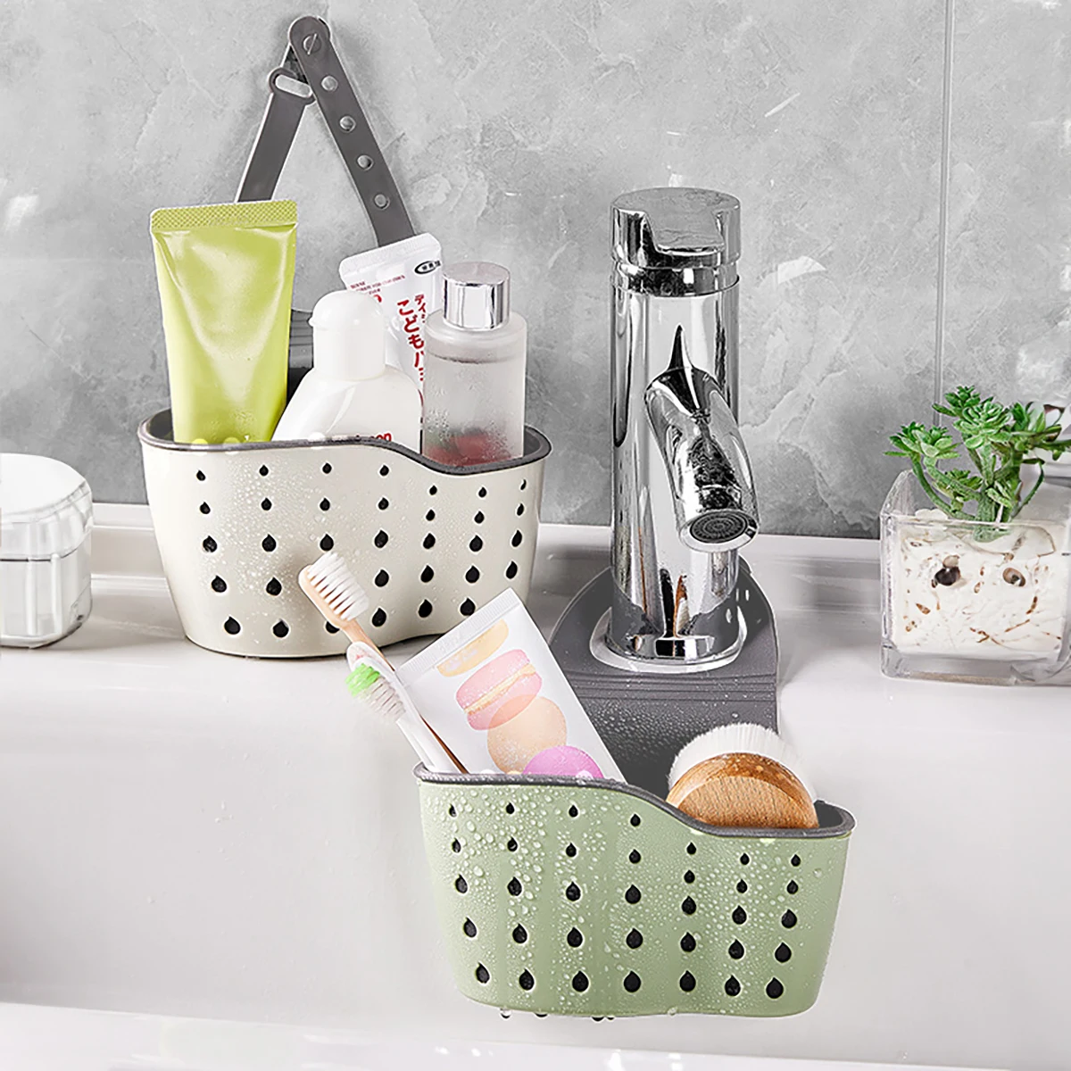 1/2pcs Sink Draining Hanging B - Home Kitchen Bathroom Marketing บทวิจารณ์และราคา