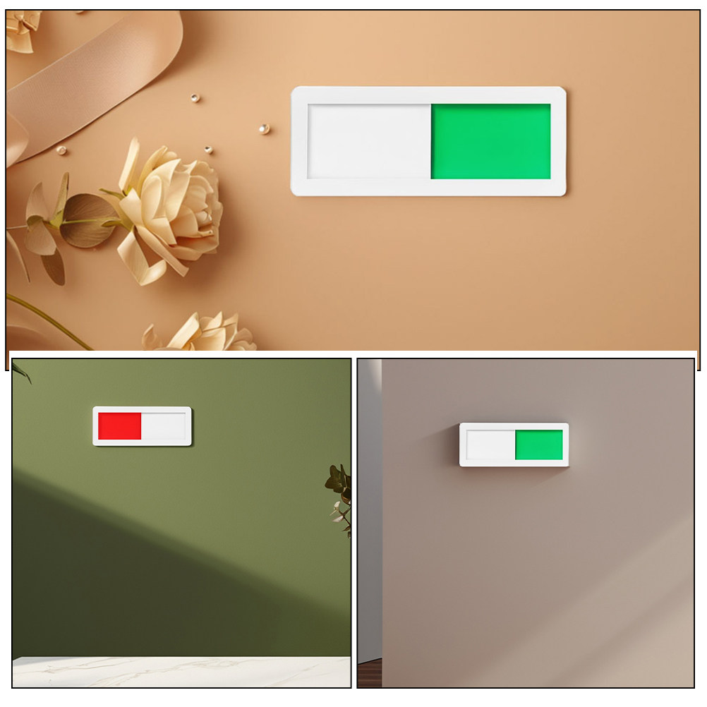 5Pcs Privacy Signs Sliding Doo - Home Bathroom Occupied Sign บทวิจารณ์และราคา