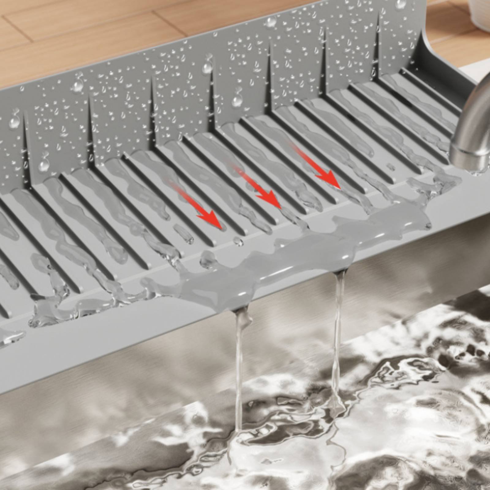 Silicone Sink Splash Guard Wat - Home Bathroom Sink บทวิจารณ์และราคา