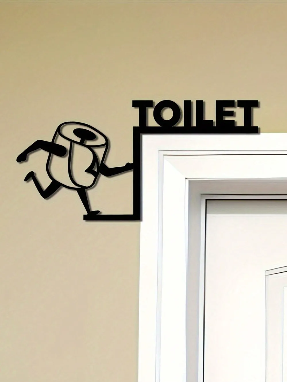 Humorous Toilet Paper Out Meta - Home Bathroom Wallpaper บทวิจารณ์และราคา