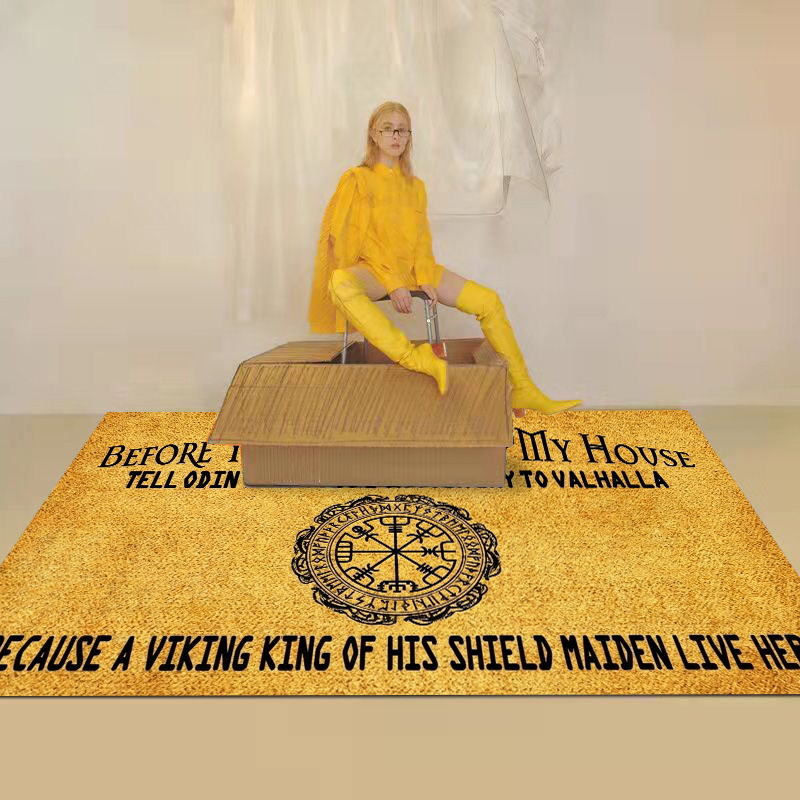 Rug Carpet Mat Non-Slip Viking - Home Bathroom Break บทวิจารณ์และราคา